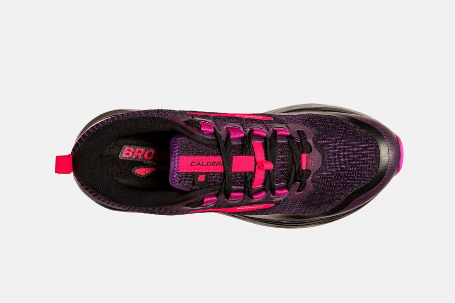 Brooks Running Shoes Womens Black/Red - Caldera 5 Trail - 8531-XBVHI